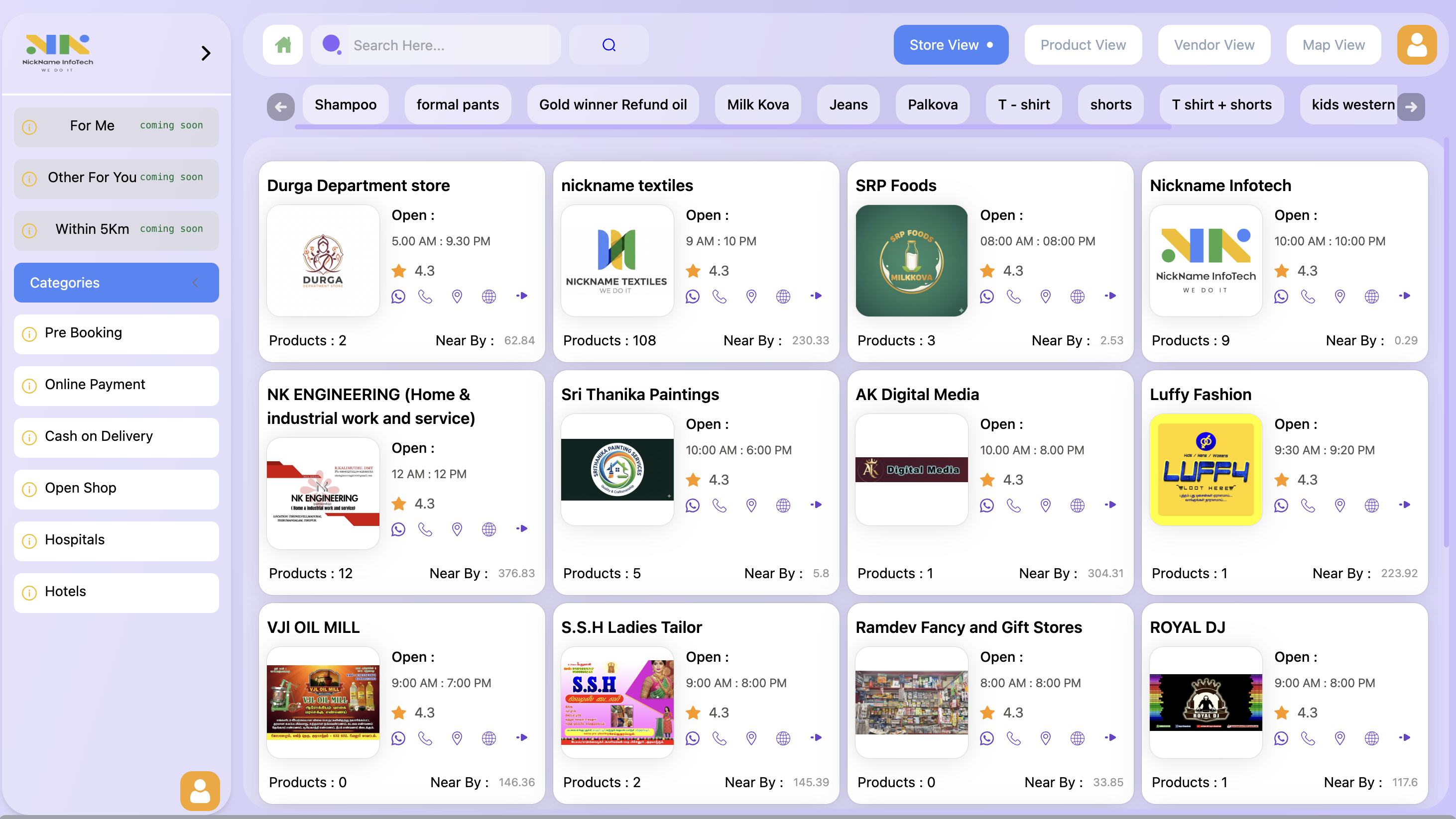 Ecommerce store template - Modern design for online stores