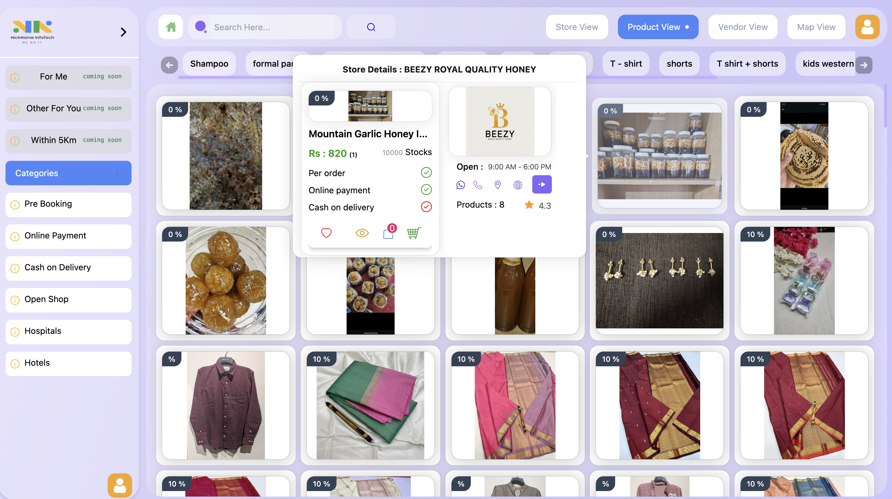 Ecommerce store template - Beautiful storefront design